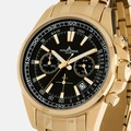 Jacques Lemans Liverpool - herr, presentset, guld/svart