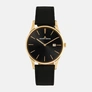 Jacques Lemans London - herrklocka guldton/svart, 38mm