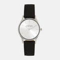 Jacques Lemans London- damklocka, stål/silverton, 30mm