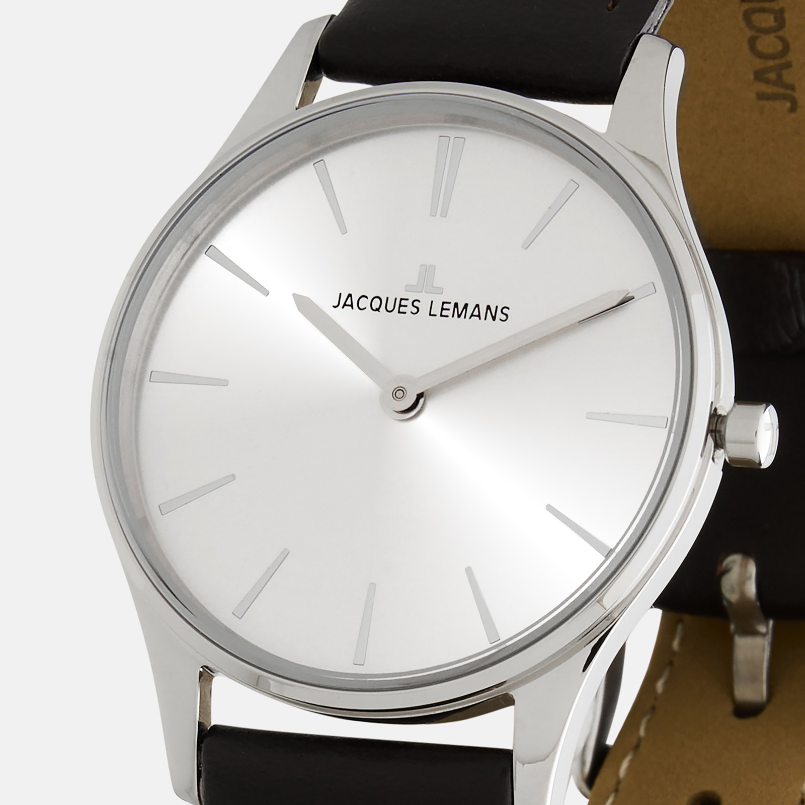 Jacques Lemans London- damklocka, stål/silverton, 30mm