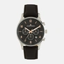 Jacques Lemans London - herrklocka, läder/svart, 42mm