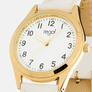Regal Classic line - vit/guldton, 36mm