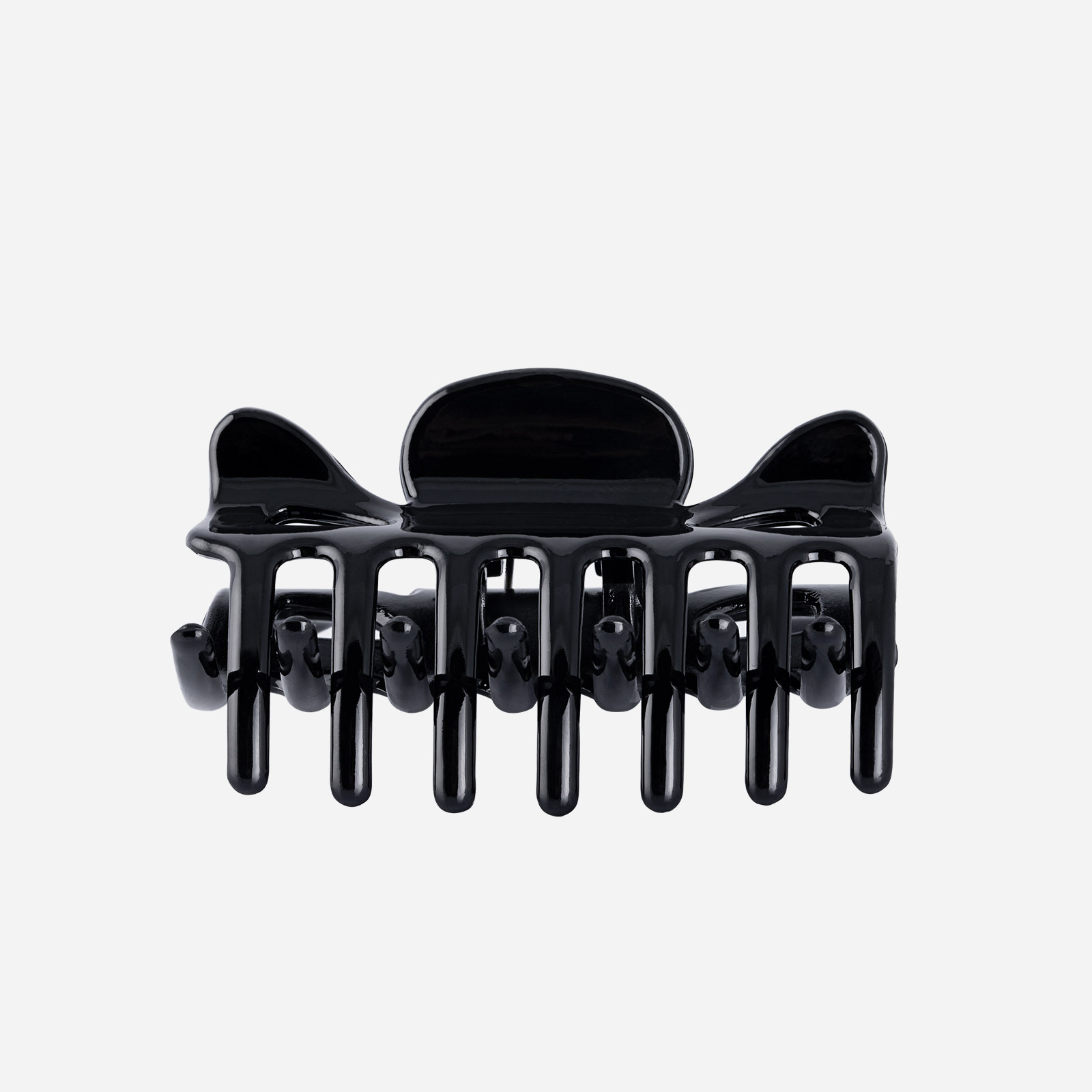 Svart hårklämma 6 cm