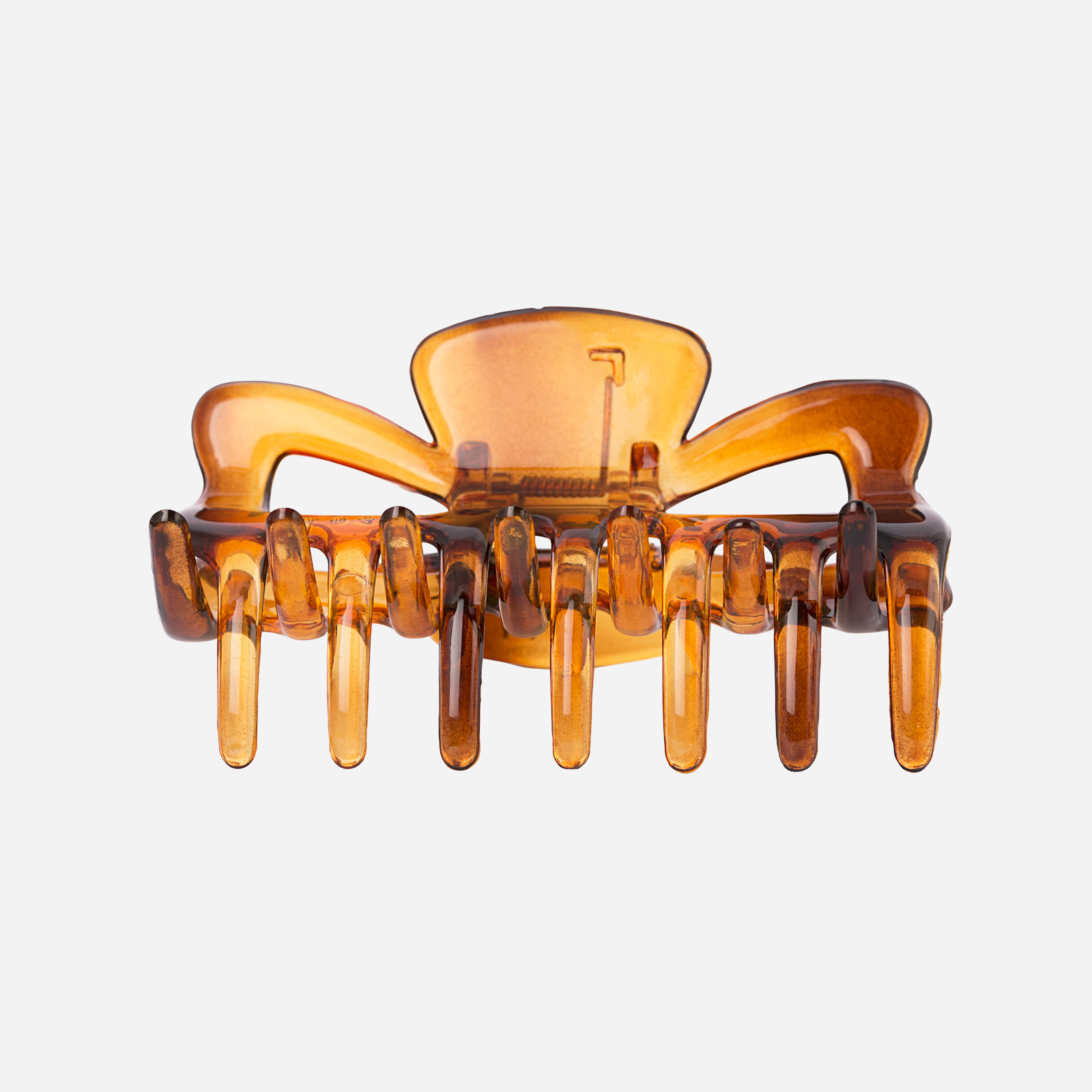 Hårklämma brun 9 cm