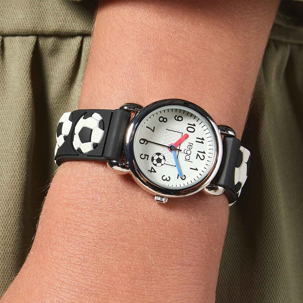 Klocka i ask barn fotboll - RG6500-117