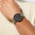 Black Oak Gerardii herrklocka - guld/svart, 41 mm