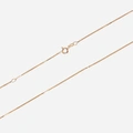 Halsband 18k guld - Venezia 38+4 cm