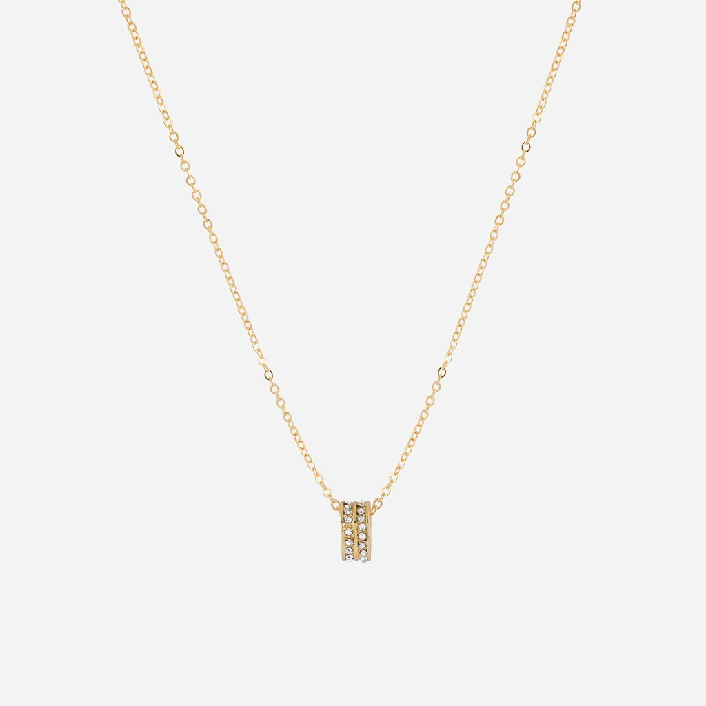 Halsband med ring Guld Montini