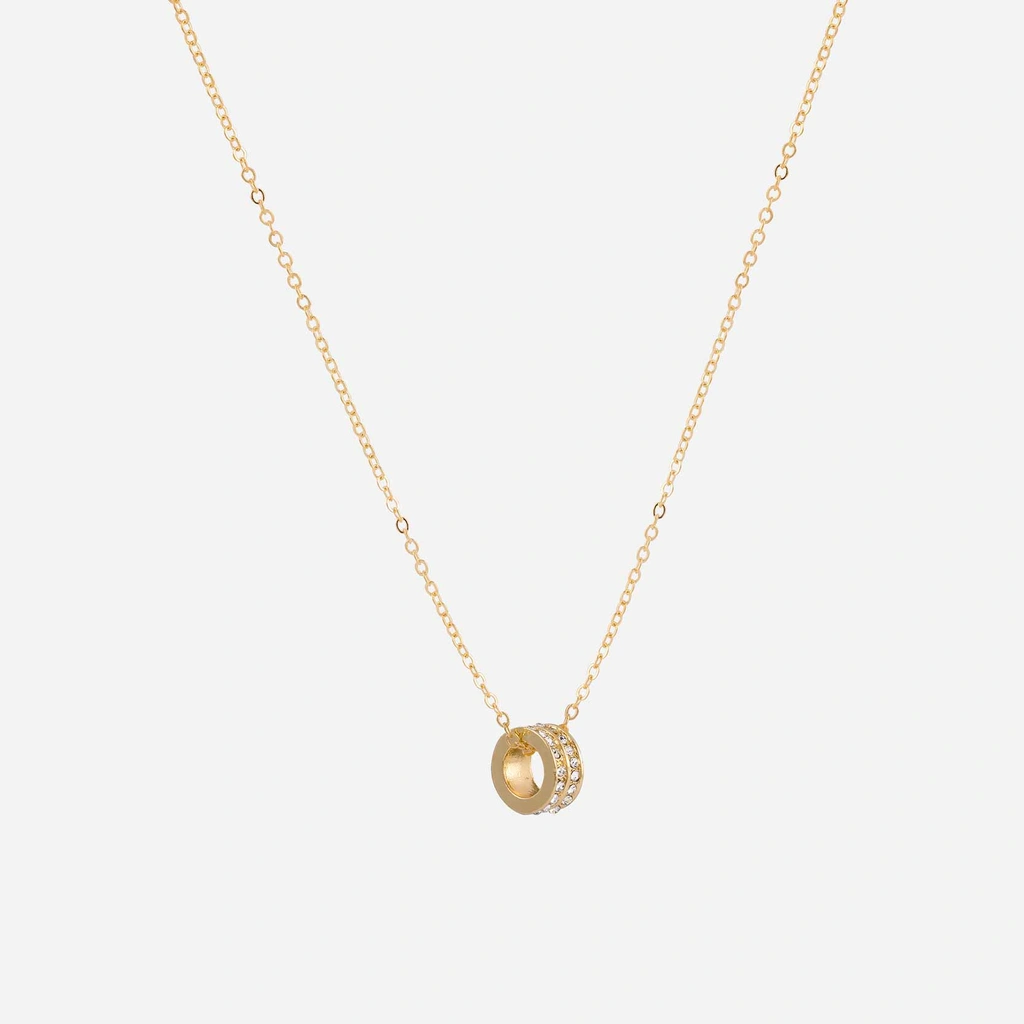 Halsband med ring Guld Montini