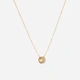 Halsband med ring Guld Montini