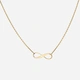 Halsband 9k guld - Infinity 41-46cm
