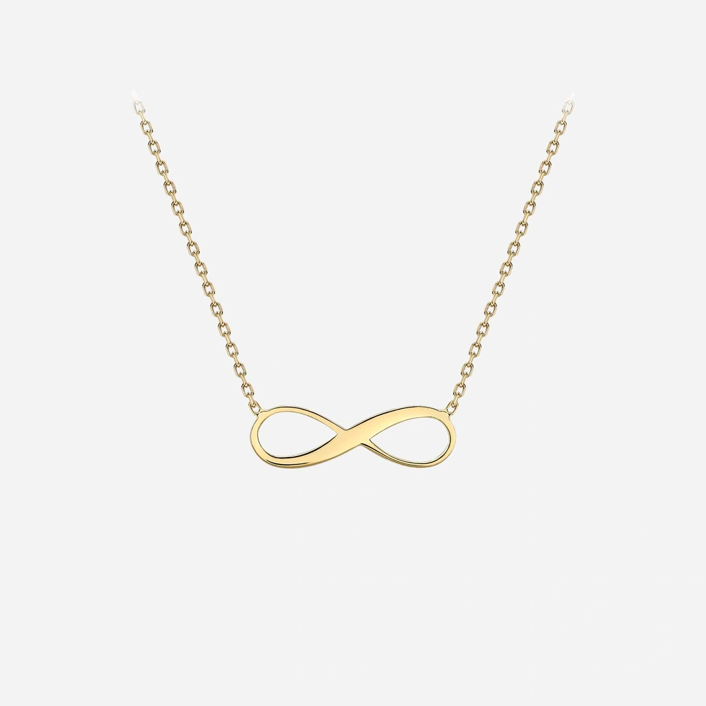 Halsband 9k guld - Infinity 41-46cm