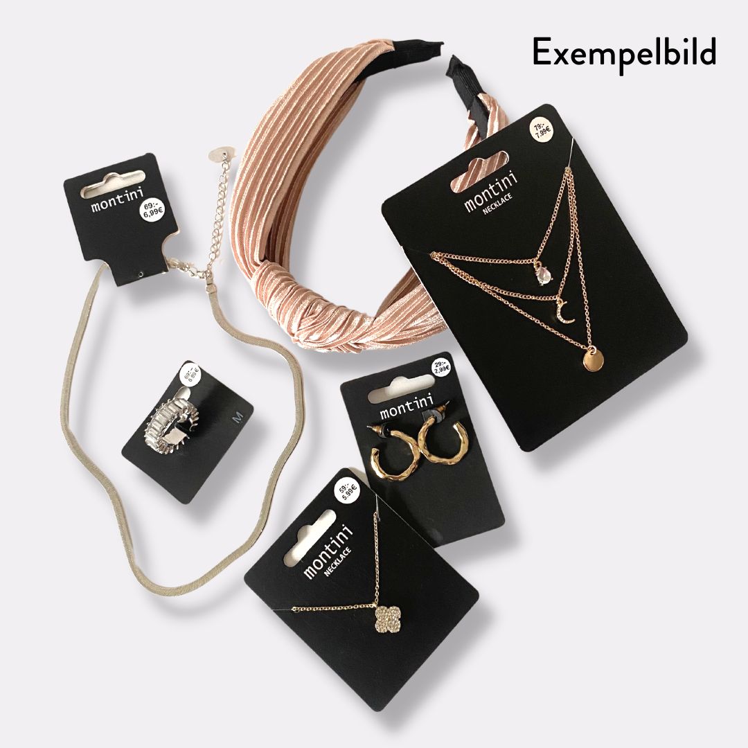 Fyndpåse guldfärgad - värde 300-399kr