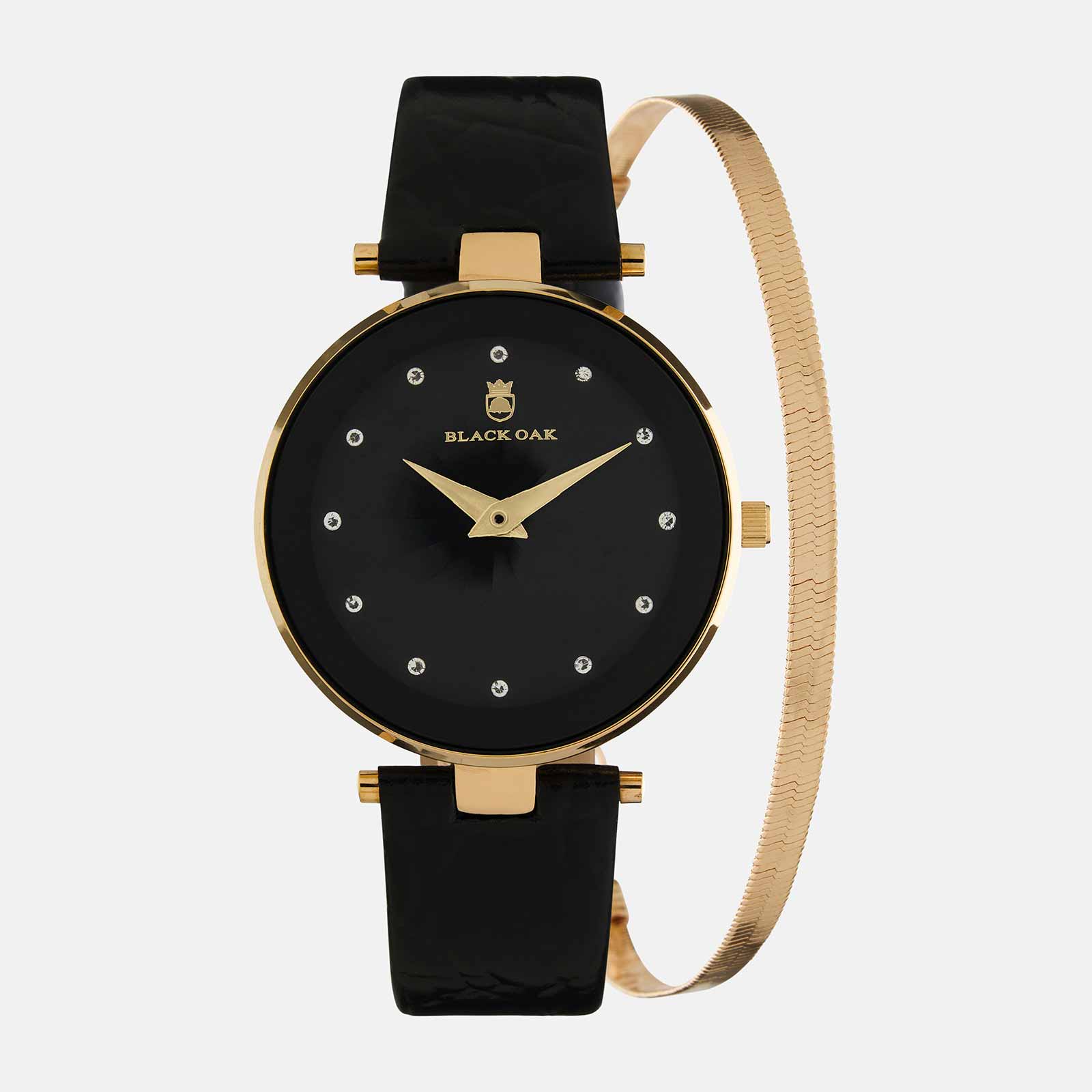 Klockset Black Oak Othello - svart/guld, 36 mm