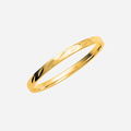 Förlovningsring 9k guld - Kupad 2 mm