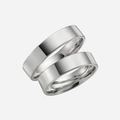 Förlovningsring 18k vitguld - Rak 5 mm / 1,4 mm