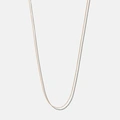 Halsband 18k guld - Pansarlänk 38+4 cm / 0,7 mm