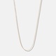 Halsband 18k guld - Pansarlänk 38+4 cm / 0,7 mm