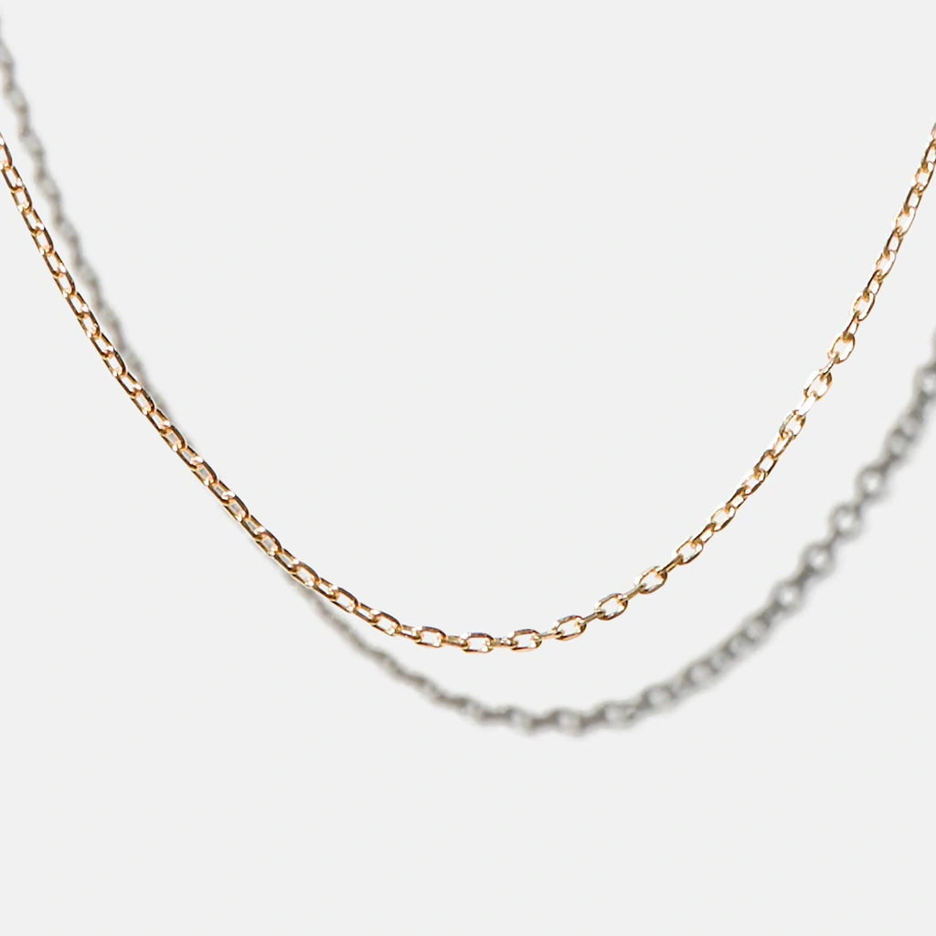 Halsband 18k guld - Ankarkedja 38+4 cm