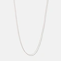 Halsband 18k guld - Ankarkedja 45+5 cm