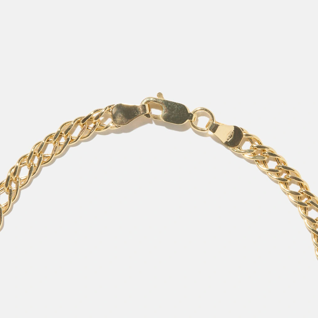 Armband dam 9k guld - 19 cm