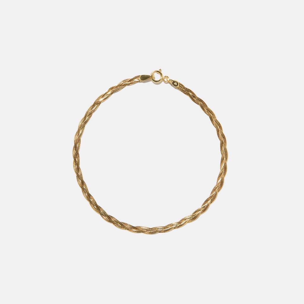 Armband 9k guld - Herringbone