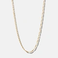Halsband 9k guld - Twist 46 cm