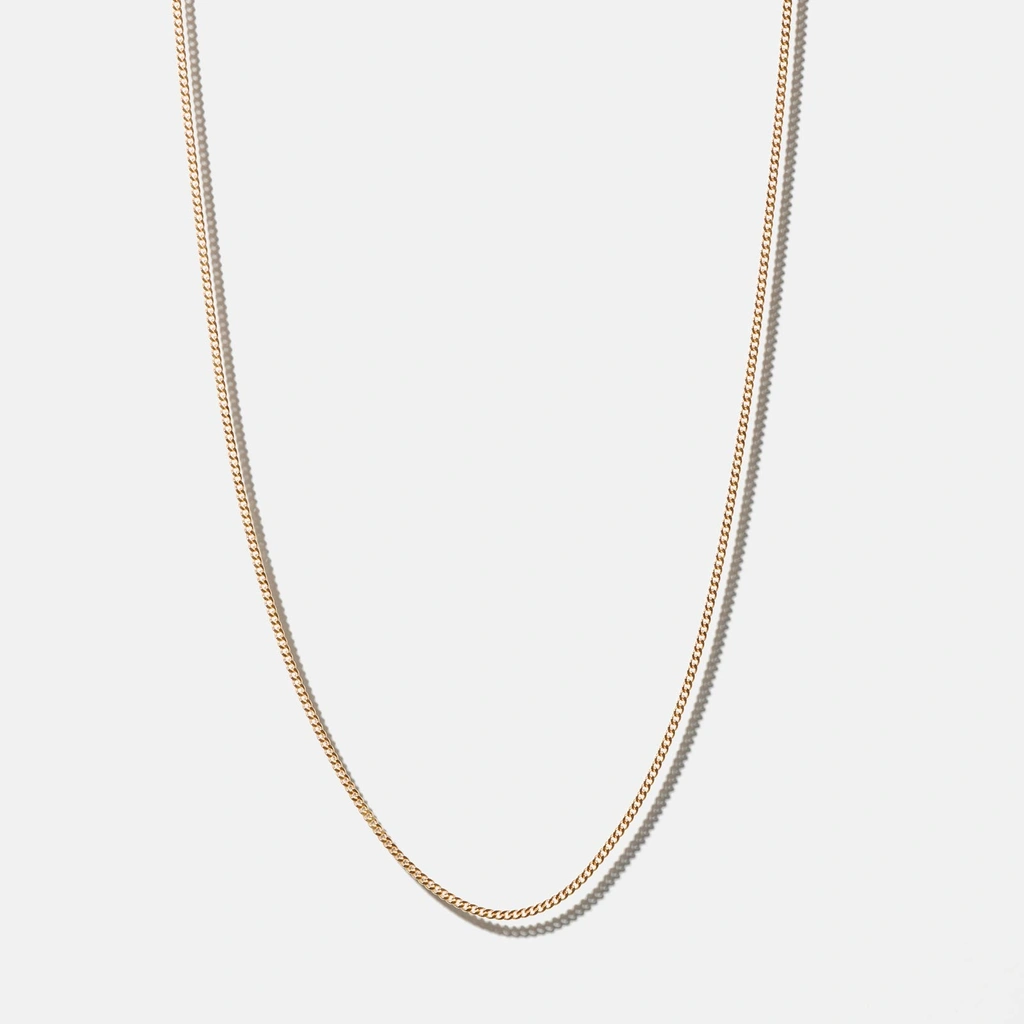 Halsband 9k guld - Pansarlänk 51cm / 1,2mm