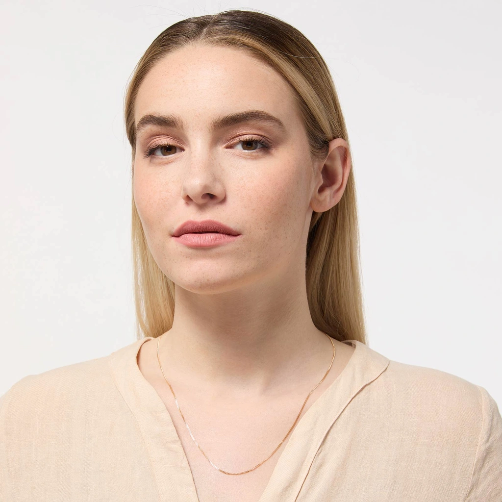 Halsband 9k guld - Pansarlänk 51cm / 1,2mm