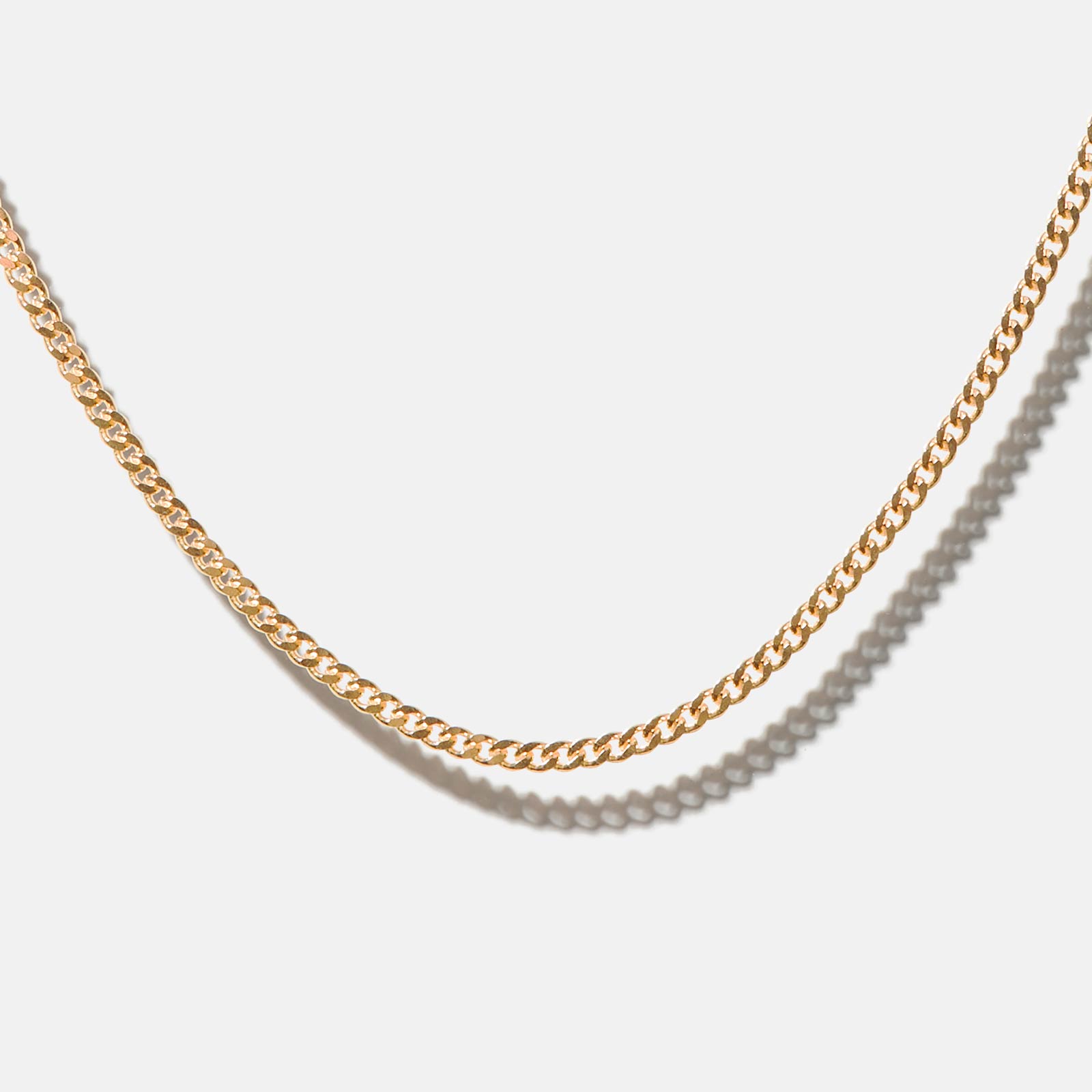 Halsband 9k guld - Pansarlänk 51cm / 1,2mm