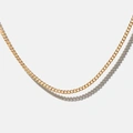 Halsband 9k guld - Pansarlänk 51cm / 1,2mm