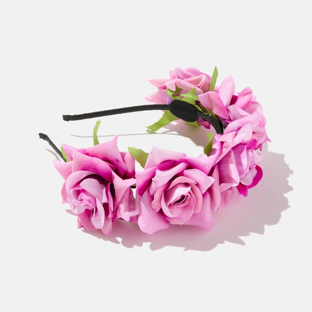 Blomkrans - rosa rosor