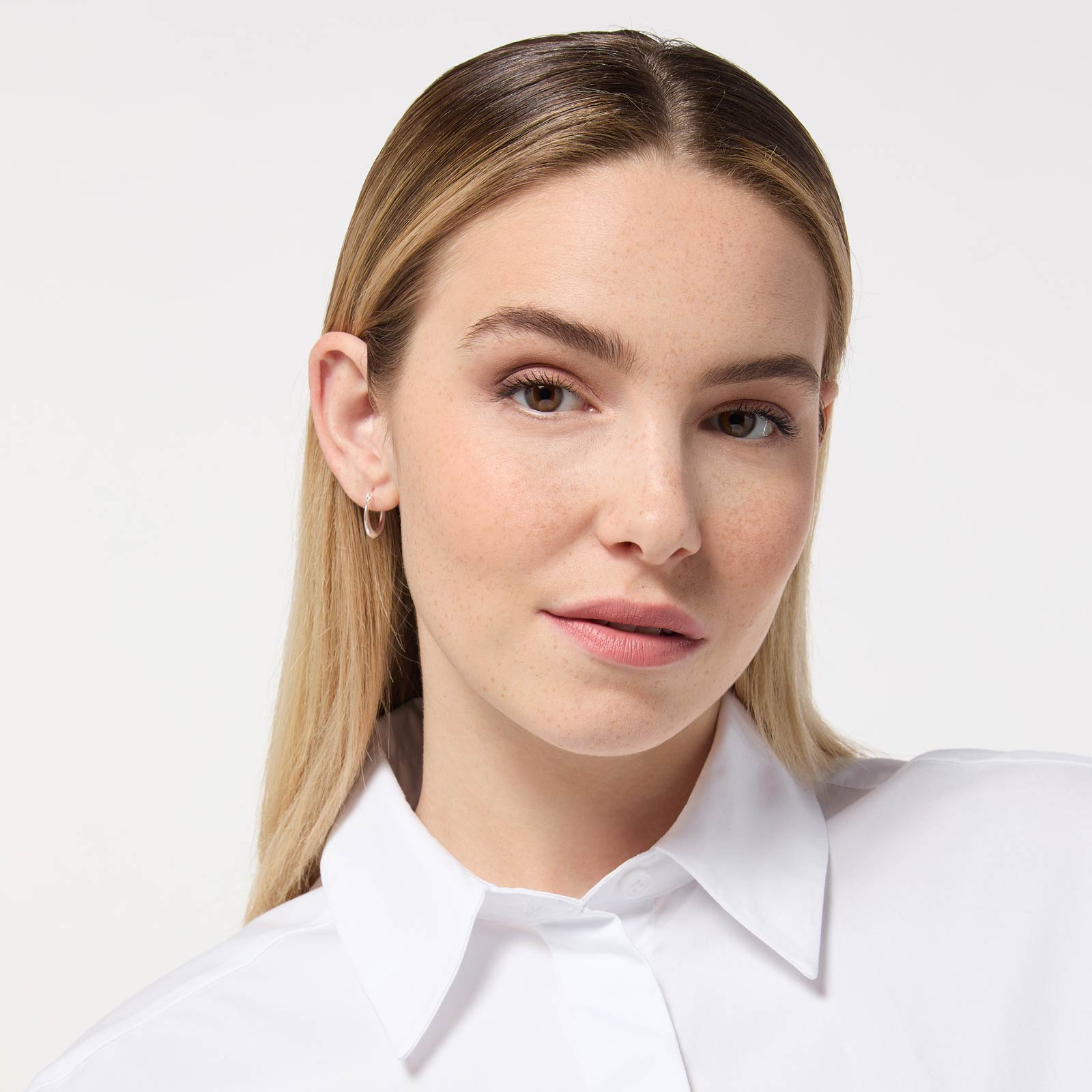 Örhängen i äkta silver, hoops - 15 mm