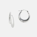 Örhängen i äkta silver, hoops - 19 mm