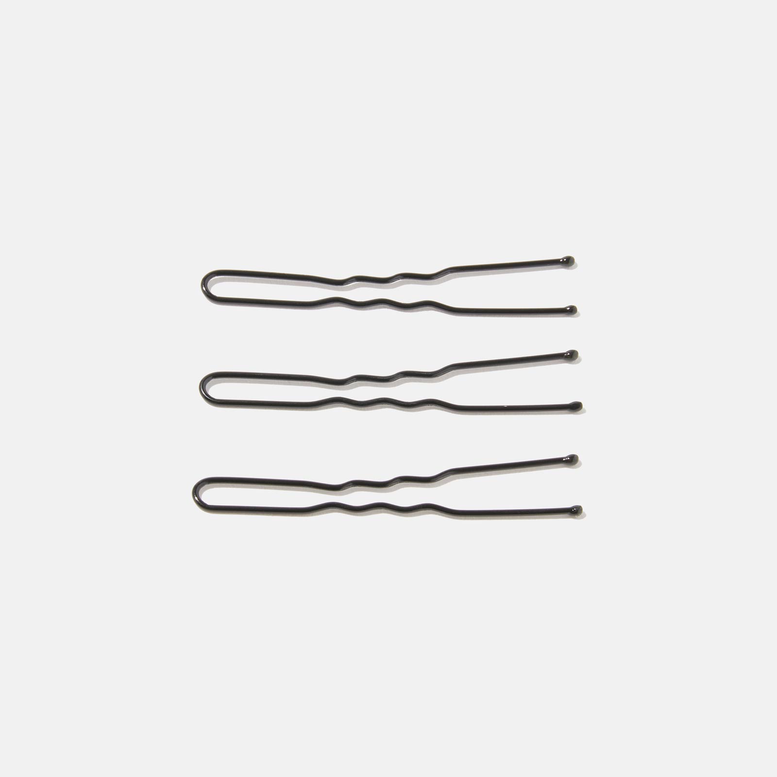 10-pack öppna hårnålar - svart