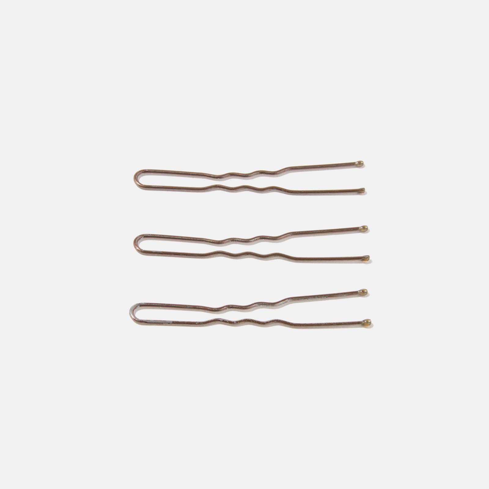 10-pack öppna hårnålar - bronze