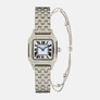 Ivy n Rox Classy klockset - kvadratisk, silver, 24x24mm