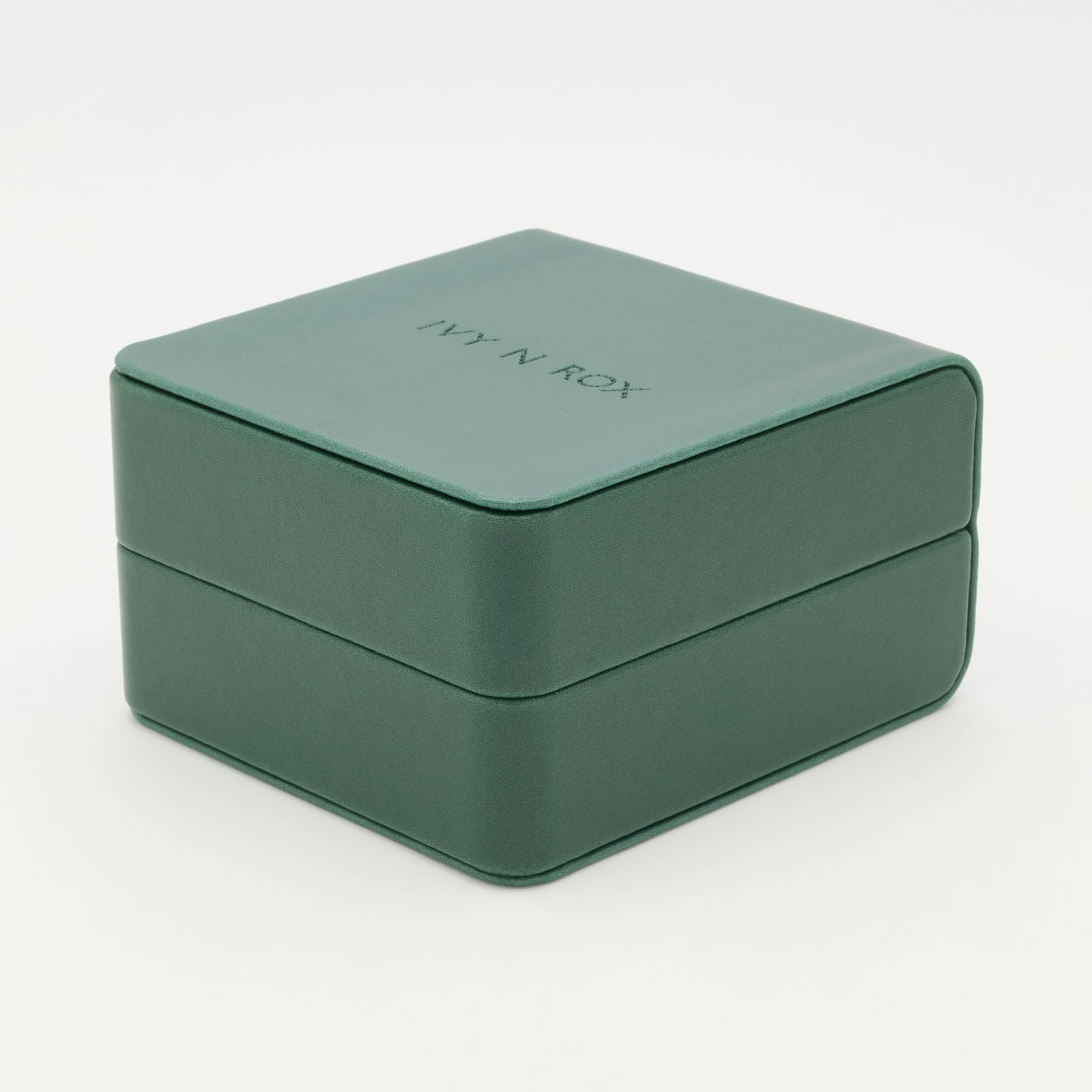 Ivy n Rox Classy klockset - kvadratisk, silver, 24x24mm