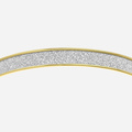 Armband 9k guld - bangle stardust, 55mm