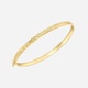 Armband dam 9k guld - bangle 60 mm