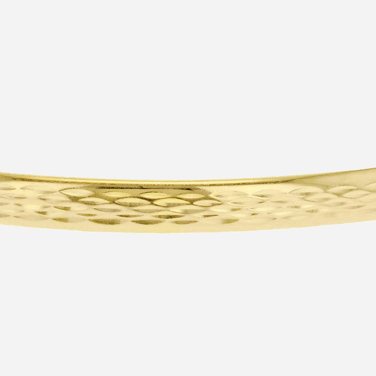Armband dam 9k guld - bangle 60 mm