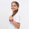 California barnklocka - gummiband, rosa 30 mm