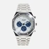 Regal herrklocka -  metallband, silverton/vit, 42mm