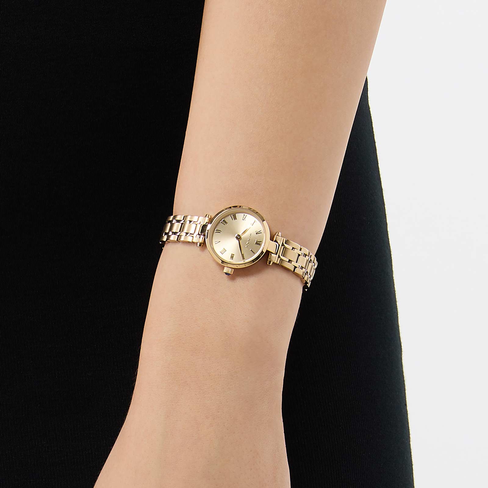 Ivy n Rox Timeless damklocka - rund, guld, 24 mm