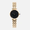 Ivy n Rox Timeless damklocka - rund, guld/svart, 24 mm