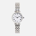 Ivy n Rox Timeless damklocka - rund, silver/vit, 24 mm