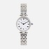 Ivy n Rox Timeless damklocka - rund, silver/vit, 24 mm