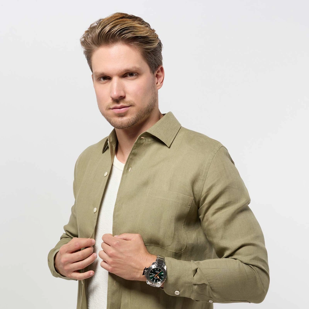 Festina F20665/2 Diver - herrklocka, stål/grön, 46mm