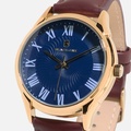 Black Oak Tupelo herrklocka - guld/blå, 40 mm