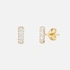 Örhängen 18k guld - Stavar 2x6 mm